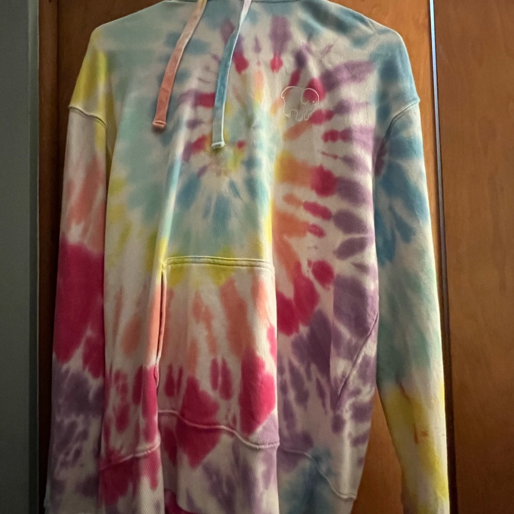Ivory Ella Pastel Tie-Dye Hoodie